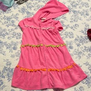 Flap doodles swim cover up